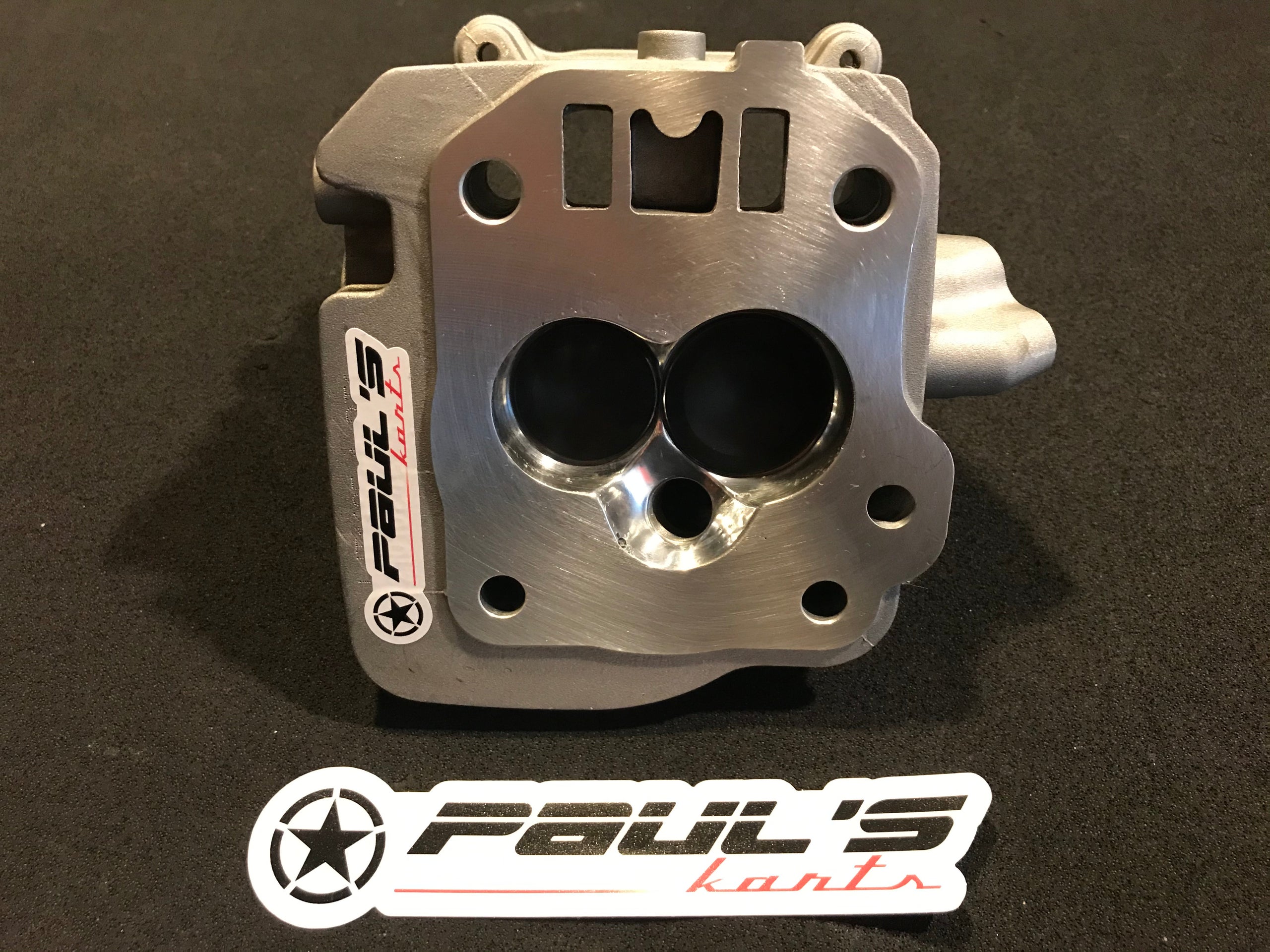 Predator 212 cylinder head 32/28 *WELDED* bronze guides,ported