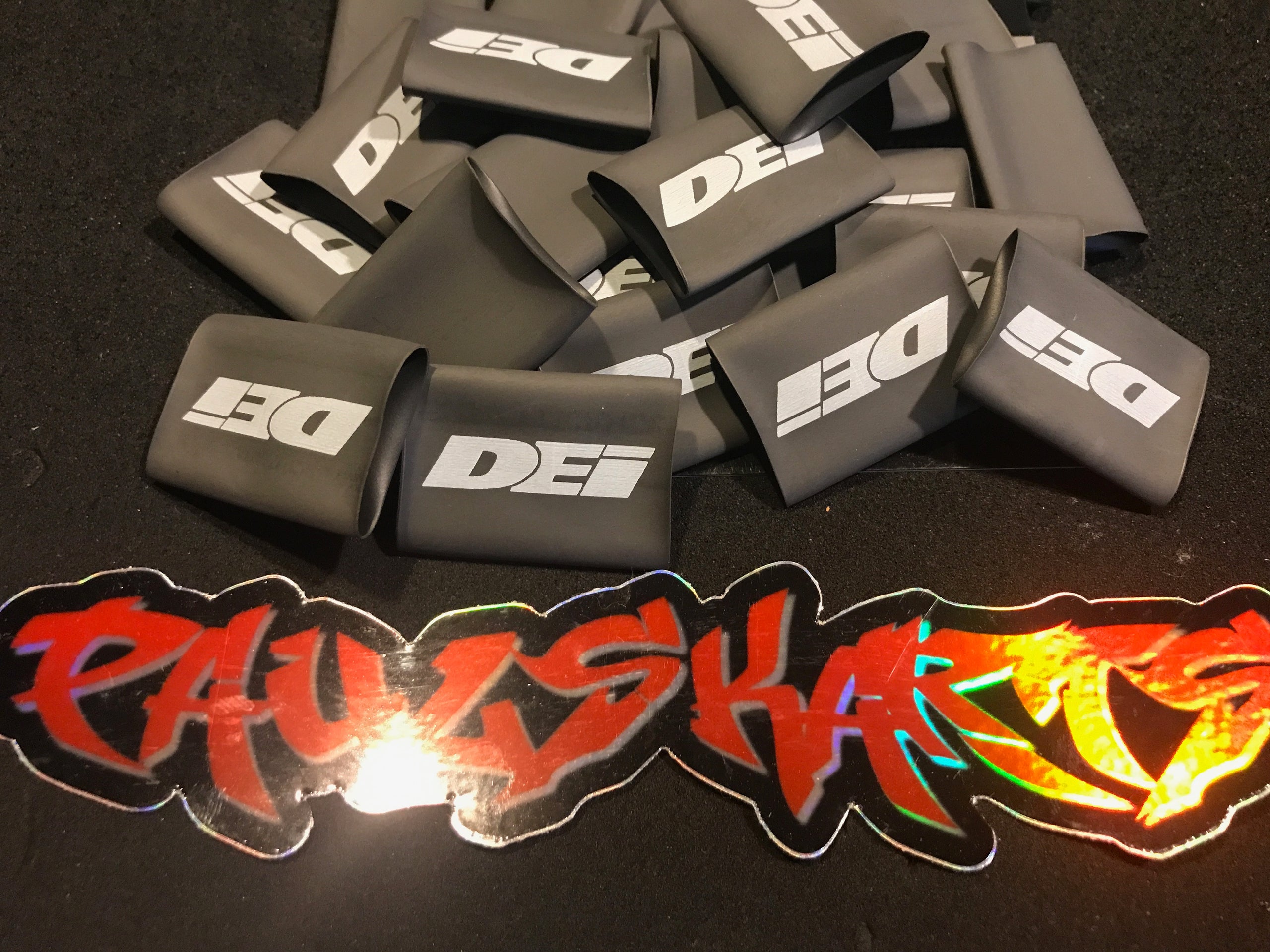 Heat shrink tubing, pre cut , 1.5” long , 3x shrink , (set of 3