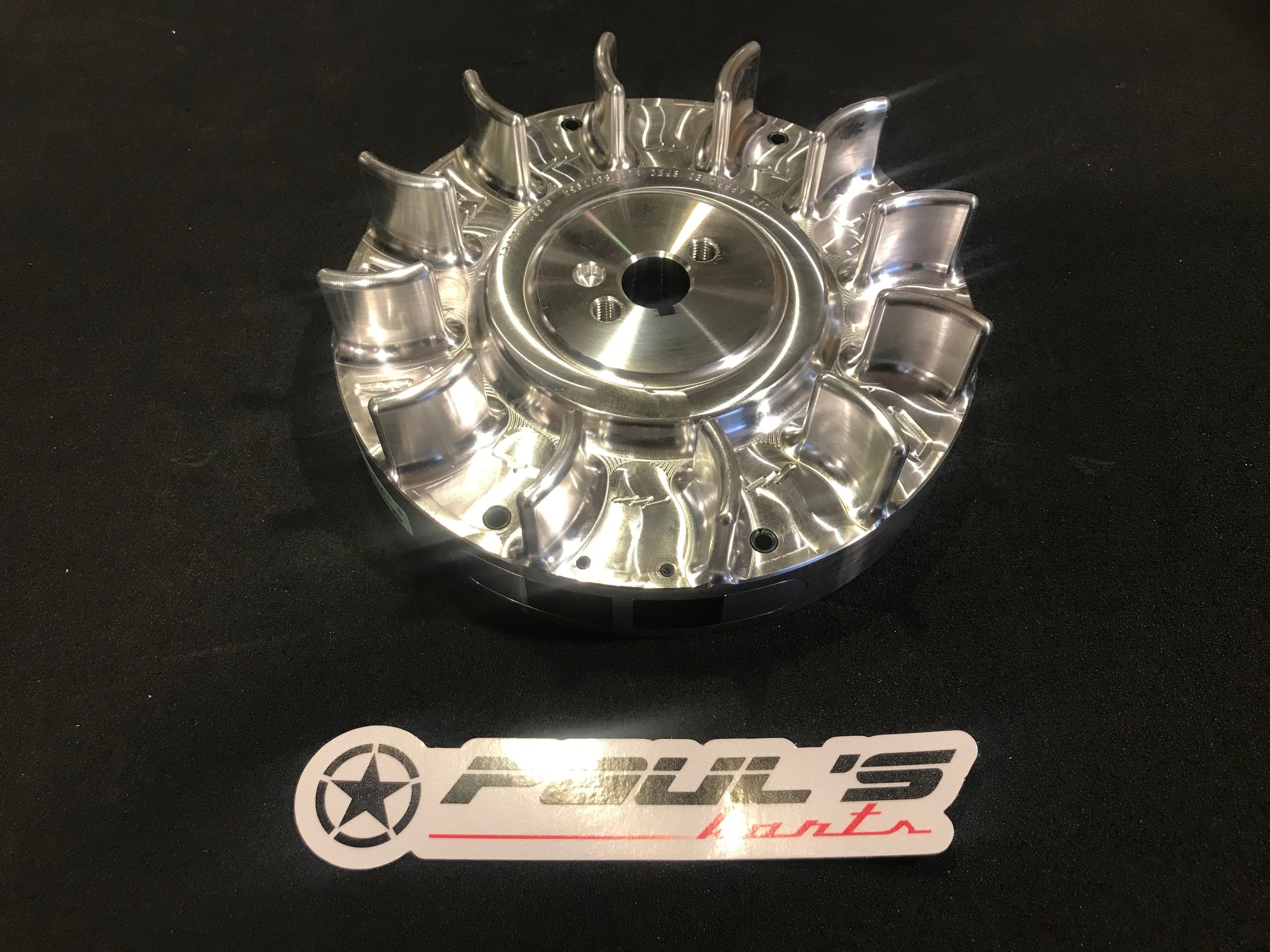 Flywheel, Billet, Digital Ignition (PVL), Fixed (with cooling fins