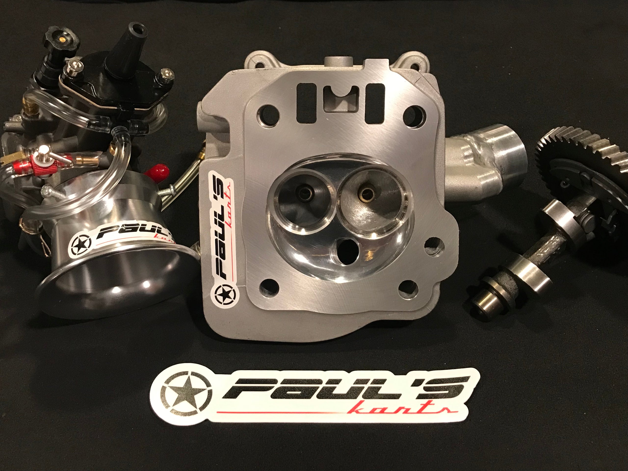 THE TRINITY ,*** HEAD, CAMSHAFT, CARB *** (3” BOTTOM END VERSION