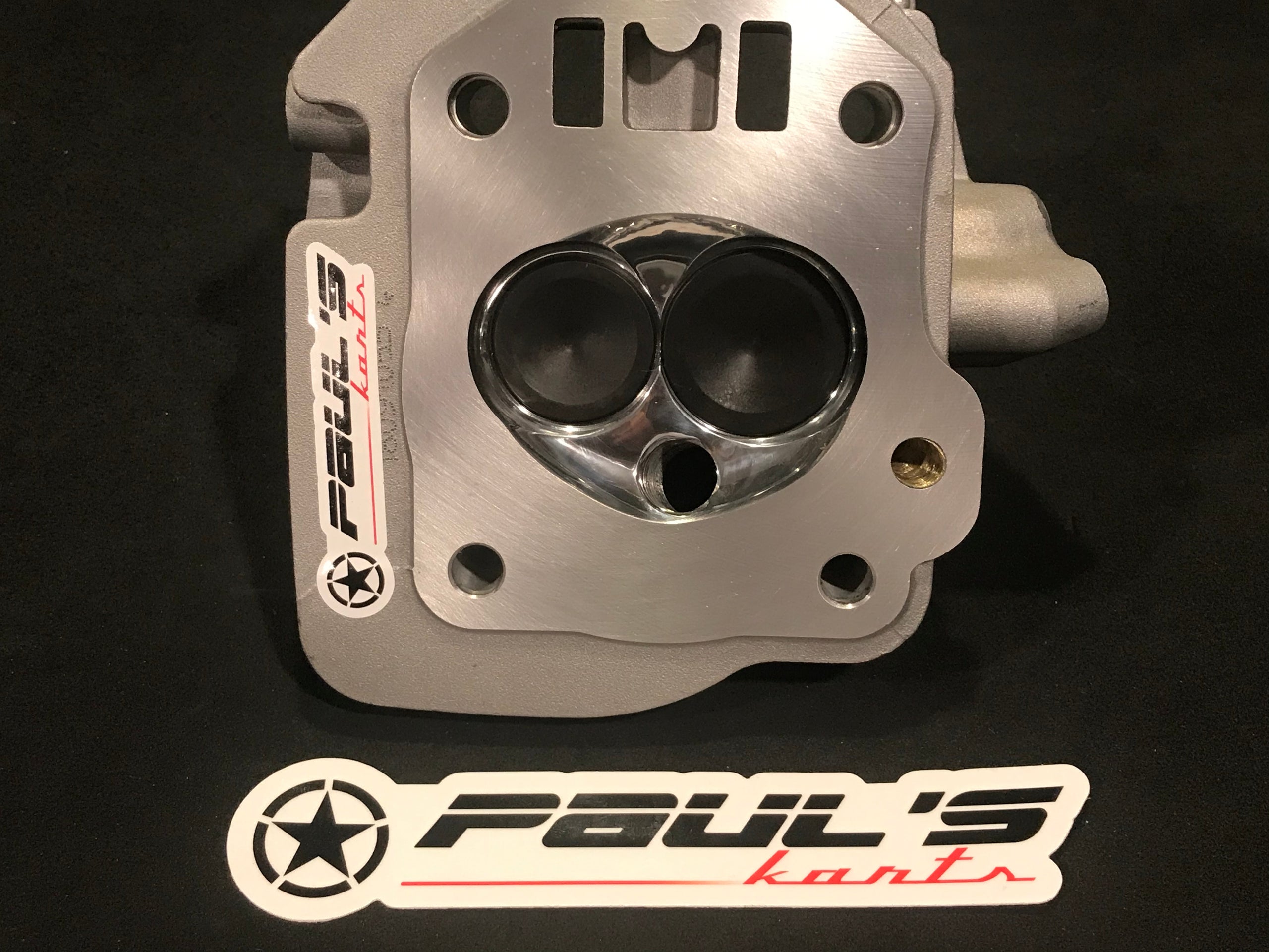 Predator 212 big valve head, ported, polished Pauls Karts